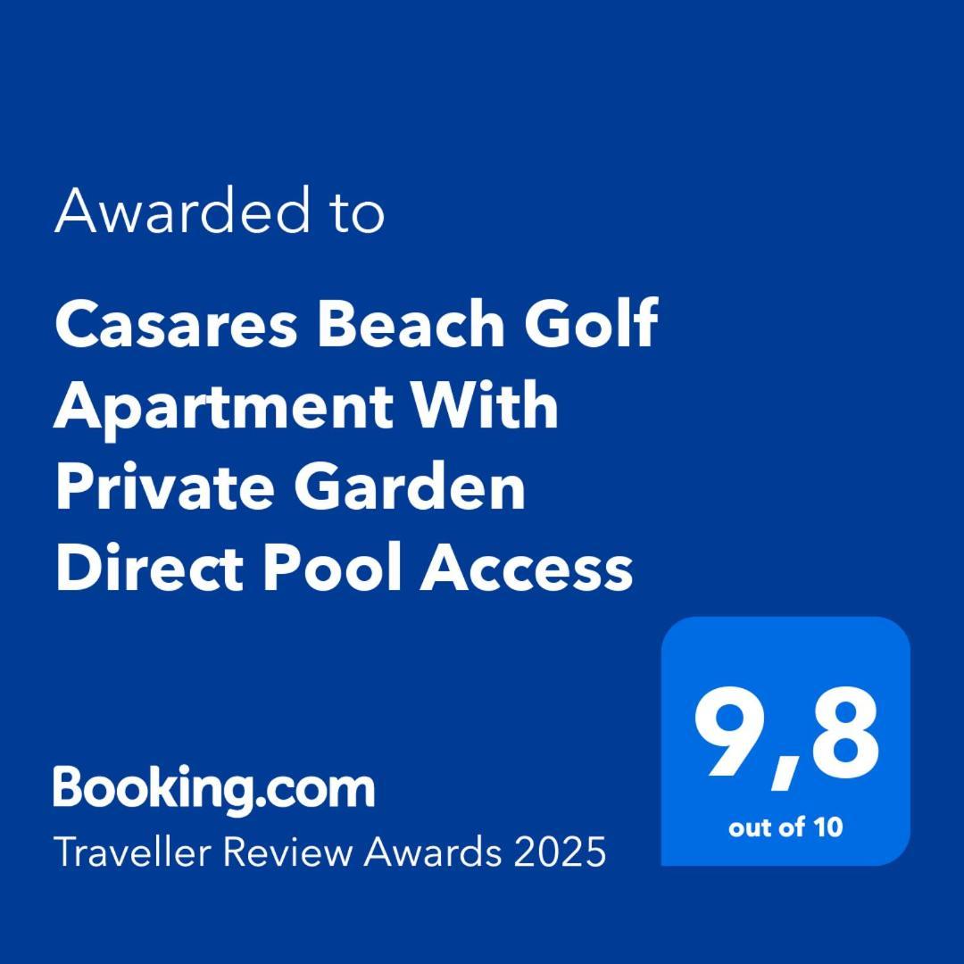 Casares Beach Golf Apartment With Private Garden Direct Pool Access Екстер'єр фото